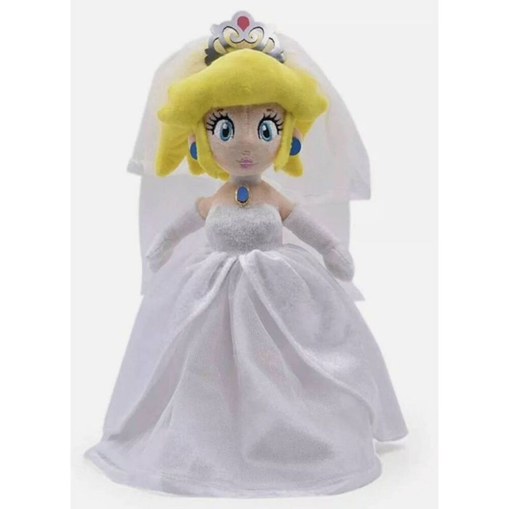 Nintendo -  Peach Bride Plush White